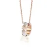 Lyxiga smycken h￤nge halsband rostfritt st￥l designer armband ￶rh￤ngen 3 f￤rger rosguld och silver halsband mode smycken upps￤ttning f￶r kvinnors fina g￥vor