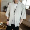 Ethnic Clothing Japanese Kimono Traditional Men Jacket Male Shirt Samurai Costume 001