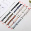 Läderbandrem med metallspänne för Apple Watch 42mm 49mm 44mm 41mm 40mm 38mm utbytbar slingbälte armband iwatch 8 Ultra 7 6 5 4 3 -serie tillbehör