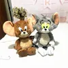 Tillverkare grossist 40 cm katt och mus plysch leksaker tecknad film och tv perifera dockor för barns gåvor