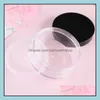 REFILLABLE COMPACTS 1PC 50G Plast Tomt Löst pulverpanna med sikt kosmetisk smink burk container resor per sifter droppleverans dhws2