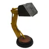 Tafellampen unieke Digger Digger Desk Lamp Desktop LED beweegbare USB Excavator Night Light For Kids Gift Living Room Art Decoratie