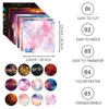 Window Stickers xfx 12 st Intusible Transfer Ink Sheets In Star SubliMation Paper Infusible Heat for Mug Press T-Shirt Bag