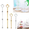 Bakeware Tools Metal Crown Cake Cake dessert Tray Holder Food Plate Stand Tool Köksutrustning Tillbehör Dekoration Köksredskap