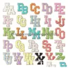 Sewing Notions Tools 54Pcs Letter Iron On A To Z Alphabetes Sew Appliques With Glitter Repair Sticker For Clothes Hat Diy Craft Dr Dhnju