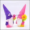 Andra festliga festf￶rs￶rjningar Flower Gnome Easter Mothers Day Gnomes Gift Home Decoration S￶t Creative Faceless Doll Festival Deco Dhrga