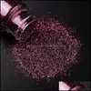 Paznokcie Glitter 1 unzcent proszek sier czarna kolorowa tra grzywna 0,2 mm neonowe cekiny kurz do zapasów J8nail Drop dostarczenie