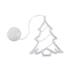 Juldekorationer LED Sug Cup Lights Snowman Tree Window Dekorativ Xmas Creative Hanging Drop Delivery Home Garden Festive Dhqef