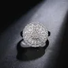 Wedding Rings Brazil Top Sale Pizza For Women Simulated Zircon Jewelry Bague Bijoux Femme Engagement Ring Accessories Bijouterie