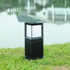 Thrisdar 60CM E27 Square Outdoor Garden Pathway Lawn Lamp Villa Courtyard Stand Pillar Light Modern Park Landscape Bollard