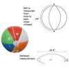 他のプールスパッシュビーチボール虹色インフレータブルビーチボールプールおもちゃ水泳水キッズシャワーバスおもちゃ屋外XG0387 D OTQPE