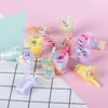 Kitchens Pretend Food Mini Drink Ice Cream Cups Model Play Doll Accessories Fit Play House Toy Dollhouse Miniature 1199
