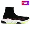 Paris Speed trainers Vrijetijdsschoenen heren dames Soklaarzen enkellaarsjes brei Sokken boot trainer 1.0 triple zwart rood wit groen elektrisch blauw dames heren sneakers