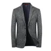 Men's Suits Top Grade Wool Warm Men For Blezer 2022 Autumn Winter Smart Casual Classic Single Breasted Blazer Mujer Brand Clothes