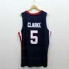 Custom Terrence Clarke #5 High School Brewster Basketball Jersey Ed Memories Size S-4XL 5XL 6XL