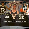 Custom Chadwick Boseman High School Basketball Jersey Black Panther Wakanda JSS Taille exclusive S-4XL