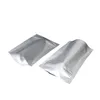 10x15cm Self Sealable Food Bags Pure Aluminum Foil Packing Bag Mylar Reclosable Food Storage Zipper Lock Packaging Pouches