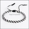 Charm Armbänder Handgemachte Knoten Seil Armband Mti Farbe Bohemian Tibetisch Gewebt Glück Geflochten Für Frauen Männer Schmuck Drop Lieferung Otehy