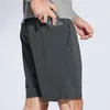 Tuta da donna lulus Pantaloncini da yoga da uomo Pantaloni corti da fitness ad asciugatura rapida con coulisse Cinchable Pantaloni sportivi da allenamento estivi Tasche posteriori a scomparsa Top da jogging