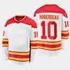 Vin Men Kids vrouwen omgekeerd retro hockey 88 Andrew Mangiapane Jersey 10 Jonathan Huberdeau 52 Mackenzie Weegar Tyler Toffoli Nazem Kadri Eli