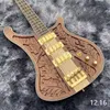 Guitarra eléctrica Lvybest Este es un gran bajo tallado en nogal precioso Exquisitamente hecho y tiene hermoso