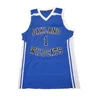 Custom Retro Damian Lillard #1 High School Basketball Jersey White Blue Sewn Any Name Number Size S-4XL 5XL 6XL