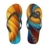 Slipper Slides Sandals نمط مخصص DIY أحذية عارضة الحجم 39-46 Fractal-7212396