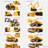 Diecast Model Cars 6 Siece Small Construction Toys.