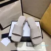 Vrouw slipper dame sandalen hoge hak slippers casual schoenen ontwerper zomer jelly glijbaan luxe dames lederen alfabet merk 85zy