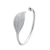 Bangle WeSparking EMO Sex Flower Leaf Simple Opening Bracelet On Hand 2022 Trend Impact For Women Romantic Bracelets