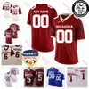 American College Football Wear Mens Custom College Oklahoma Sooners Jersey 44 Brian Bosworth Theo Wease Jr. Jadon Haselwood Woodi Washington T.J. Pledger Caleb Kel