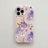 Fashion Flower IMD TPU Soft Telefen Case na iPhone 15 14 Plus 13 12 Pro Max 11 XR XS x 8 7 Luksusowe Stylowe Rose Girl