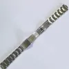 Bracelets de montre 316L brosse solide en acier inoxydable 18mm 19mm 20mm argent huître extrémité incurvée montre de plongée bracelet bracelet adapté pour ROX Wa227P