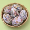 Fête de Pâques faveur Décor oeufs en forme de couleur lapin lapin bonbons boîtes de chocolat créatif mini cadeau boîte d'emballage bijoux stockage rapide navire