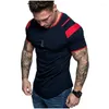 メンズTシャツ2022スプリングブランド服ロングスリーブラウンドネックTシャツカジュアル野球ラグランストリートプラスサイズ