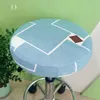 Chair Covers Vintage Printed Wlastic Cushion Covering Antimacassar Seat Cover Home Dustproof Reuse Office