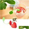 TEA STERSER STBERRY SILE INFUSER Sil