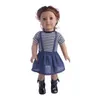 Doll Apparel Casual Dress Apparels 46Cm/18In American Outfits Costume Accessories Drop Delivery Toys Gifts Dolls Dhnj9