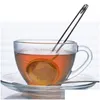 TEA Silers Infuser Rostfritt st￥l Sphere Mesh Sile Coffee Herb Spice Filter Diffuser Handle Ball Kitchen Tool WVT1007 Drop D DHNLP