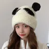 Fashion Panda Strickh￼te f￼r Frauen M￤dchen Winter Dicke Warme Beanie Hut weibliche s￼￟e Ohr im Freien Ohr Schutz Freizeitm￼tze