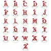 Christmas Decorations Lettre Signe 26 Alphabet 8 cm LETTRES DE DIY Personnalisées Ornements d'atmosphère festive Signes robustes durables artisanat