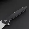 1 stks C6920 Flipper Vouwmes 8CR13MOV Gray Titanium Coating Druppel Point Blade G10 met roestvrijstalen plaathandgreep Outdoor EDC Pocket Folder Knives