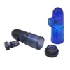 1pc 16mmx47mm Plastic/ 19mmx53mm Smoking Accessories Metal Snuff Dispenser Bullet Rocket Snorter Sunff Snorter Sniffer bongs
