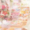 Present wrap journal blommor v￤xt dekoration husdjur blommor washi band diy scrapbooking dagbok collage material maskering band kawaii brevpapper