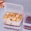 Aufbewahrungsflaschen, Lebensmittelbehälter, Kühlschrank, Obst, Frischbox, transparent, Butter, Käse, Kühlschrank, Organizer, Küche