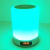 Night Lights Light Bluetooth Speaker Touch-Control Hands Free Call Dimmable Color TF USB Desk Lamps For Children Men Women Bedroom Gift