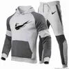 Lyxdesigner träningsoverall Causal Män Dam Kostymer Fleece Sweatsuits Sport Jogger Höst Vinter Pollover Huvtröjor Byxor Sportkläder huiya03