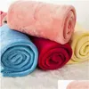 Blankets Low Price Sale Inventory Flannel Blanket Siesta Air Conditioning Coral Fleece Giveaway Gift Customized Wholesale Drop Deliv Dhe7G