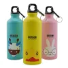 Water Bottles Lovely Animal 500Ml Large Capacity Sports Outdoor Portable Cycling Cam Aluminum Alloy Kids Cups Drop Delivery Home Gar Otmkd