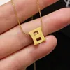 Goldkette Halskette Designer für Frauen Feinstahl Schmuck Luxus Buchstaben Anhänger Halsketten mit Schachtel Titanium Stahl niemals verblassen Männer 279n